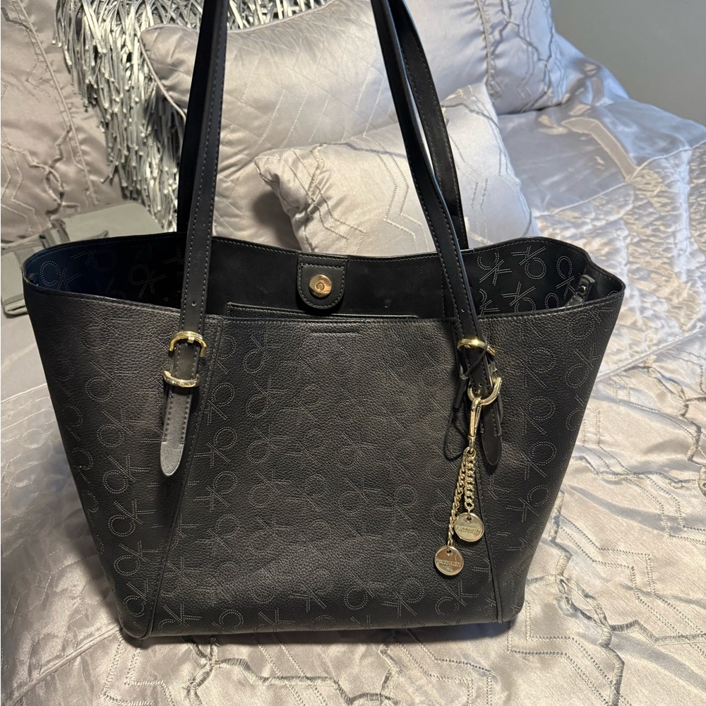 Black Calvin Klein Tote/Purse